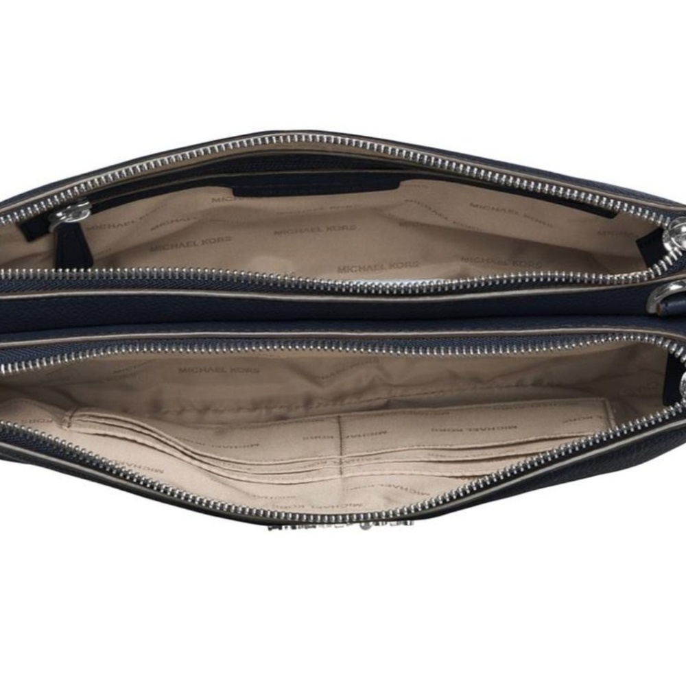 Sale!!! Michael Kors Double Zip Crossbody - Picture 5 of 8
